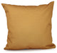 Solid Color Decorative Pillow, Amber Gold, 16"x16"