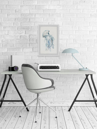 "Luminous Jellyfish" Framed Painting Print, 20"x30"