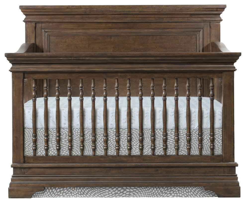 Olivia 61"W Wood Convertible Crib, Rosewood