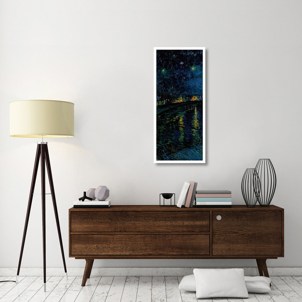 "Starlight Over the Rhone (left)" Print by Vincent van Gogh, 20"x46"