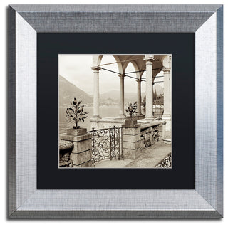 Alan Blaustein 'Lombardy VII' Art, Silver Frame, Black Mat, 11x11