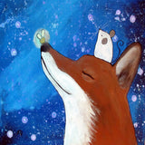 "Firefly on Nose" Painting Print on Wrapped Canvas