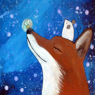 "Firefly on Nose" Painting Print on Wrapped Canvas