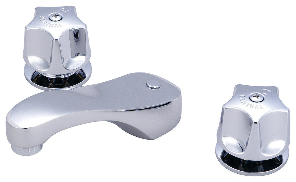 Central Brass Two Handle Widespread Bathroom Faucet