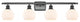 Innovations 516-4W-BK-G121-6-LED 4 Light Bath Vanity Light, Matte Black