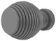 Designer Cabinet Knob, Matte Gray