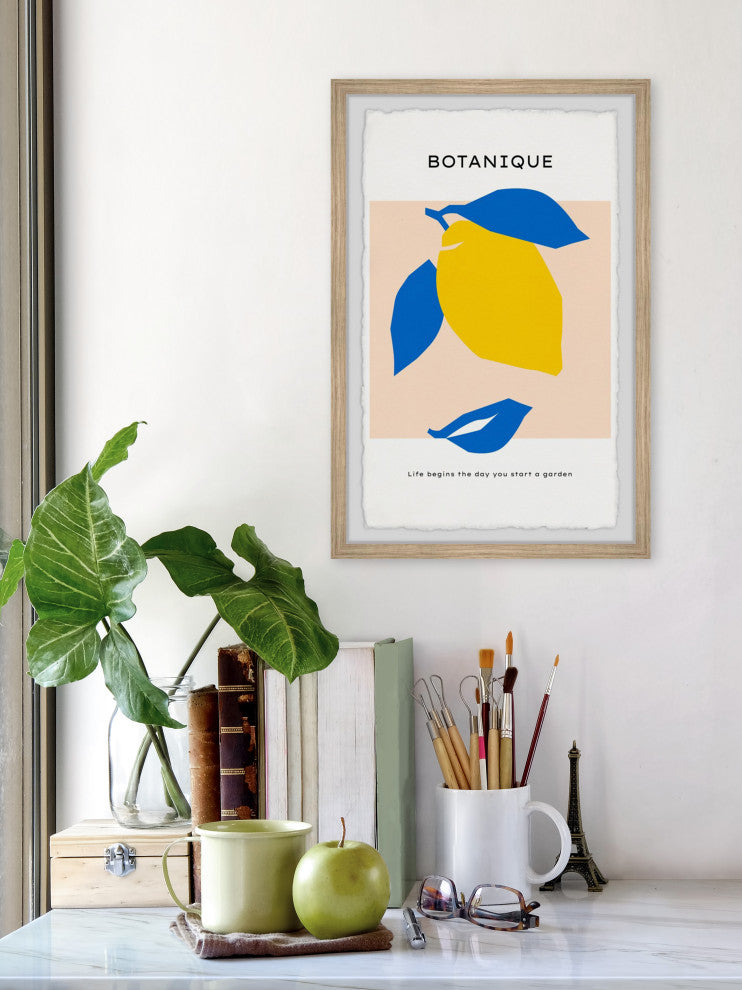 "Botanique Garden" Framed Painting Print, 8x12
