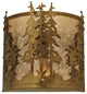 12 Wide Tall Pines Wall Sconce
