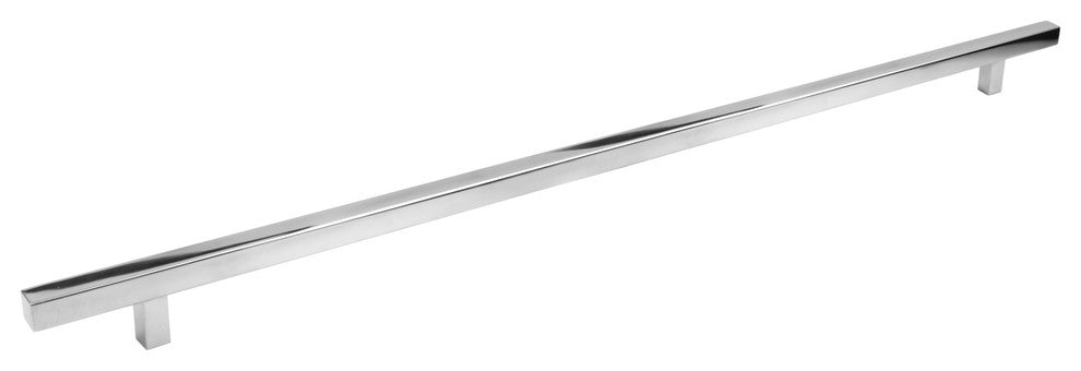 Celeste Pi Square Bar Pull Cabinet Handle Polished Chrome Stainless, 13"x18"