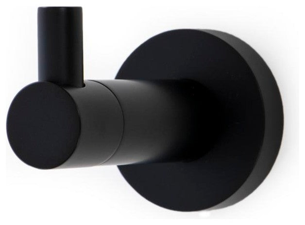 Italia Florence Series Matte Black Robe Hook