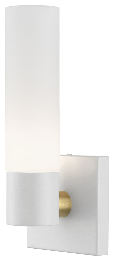 Livex Lighting Textured White ADA Single Sconce