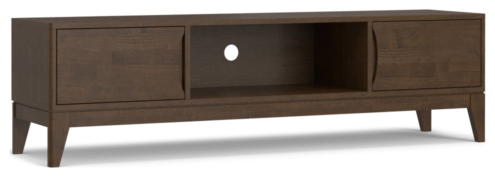 Harper SOLID HARDWOOD 72 inch Low TV Media Stand For TVs up to 80 inches