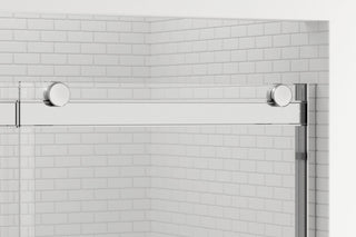 Basco RTLA05B6070CL Rotolo 70"H x 60"W Sliding Frameless Shower - Brushed