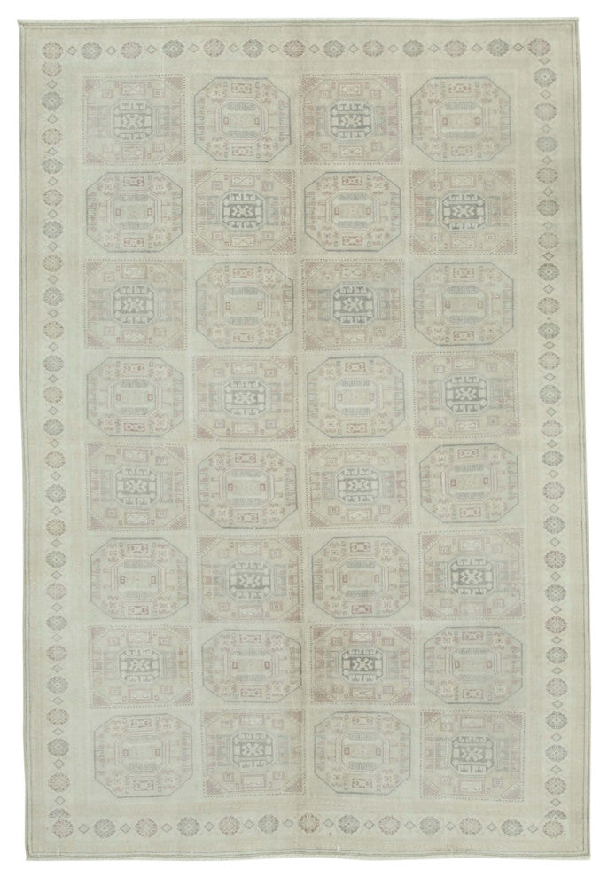 Rug N Carpet - Handmade Turkish 6' 5'' x 9' 6'' Rustic Area Rug