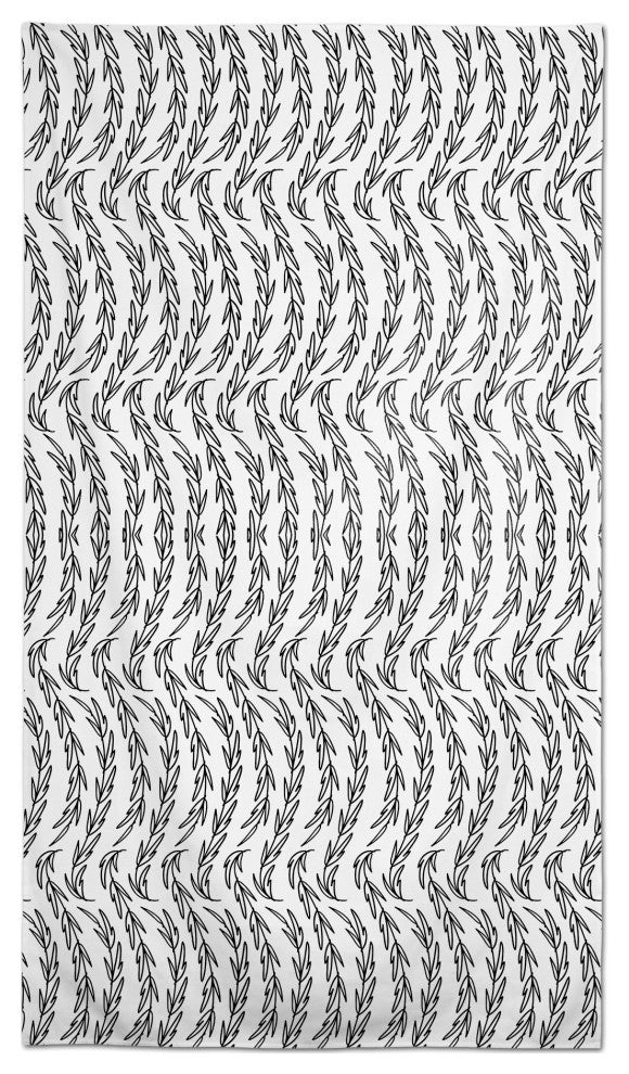 Black Vines 58 x 102 Outdoor Tablecloth