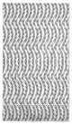 Black Vines 58 x 102 Outdoor Tablecloth