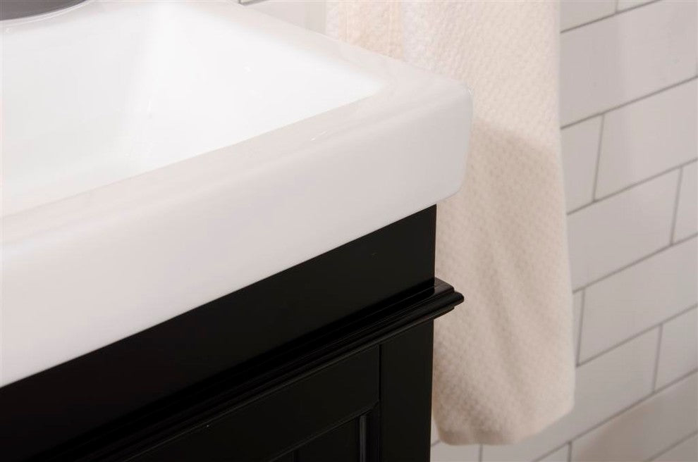 Legion Furniture Dawson Single Sink Vanity, Espresso, 18"