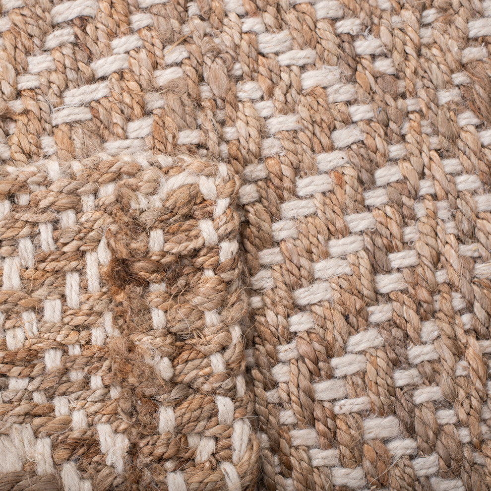 Safavieh Natural Fiber Collection NF185 Rug, Natural/Ivory, 5' X 8'