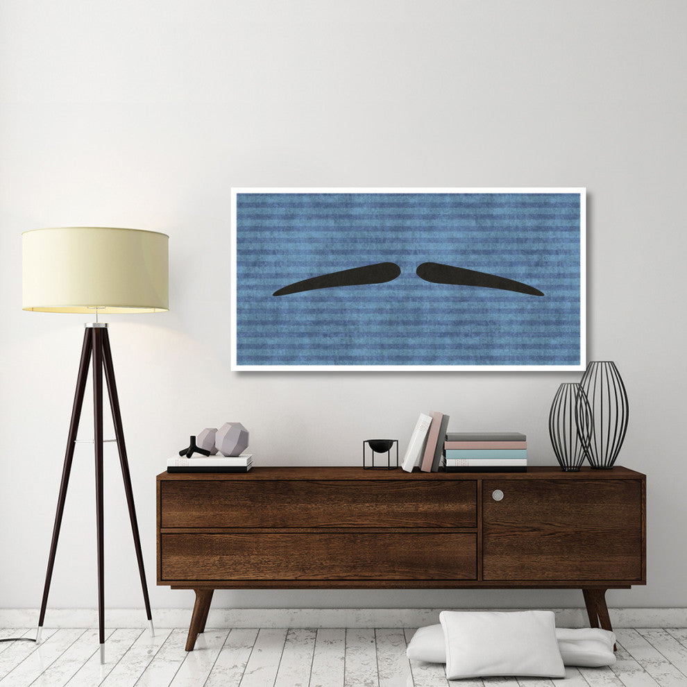 "Mustache: Pencil Thin" Digital Paper Print by BG.Studio, 62"x32"