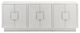 Morombe White Credenza