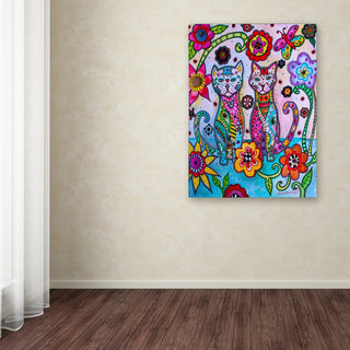Prisarts 'Talavera Cats' Canvas Art, 18" x 24"