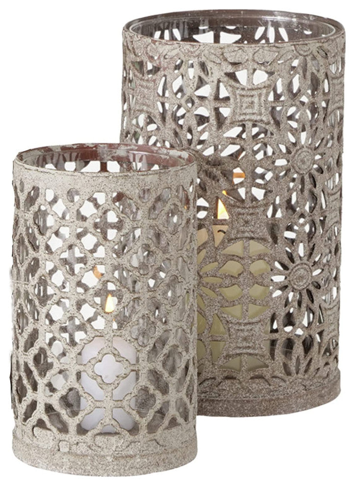 2 Piece Candle Lantern Set