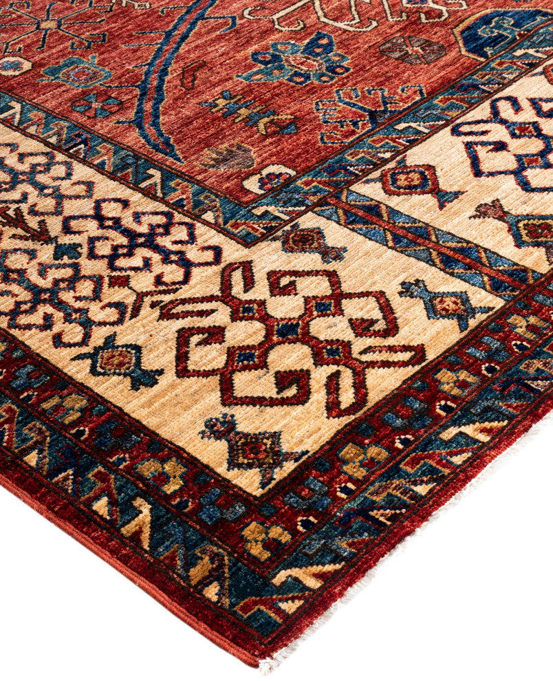 Serapi One-of-a-Kind Hand-Knotted Area Rug Red, 9'0" x 12'0"