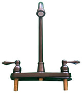 Two Handle Kitchen Faucet in Oil Rubbed Bronze Finish