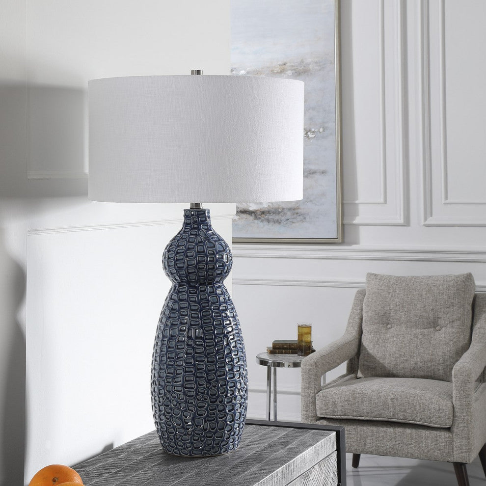Uttermost Holloway Cobalt Blue Table Lamp 28382