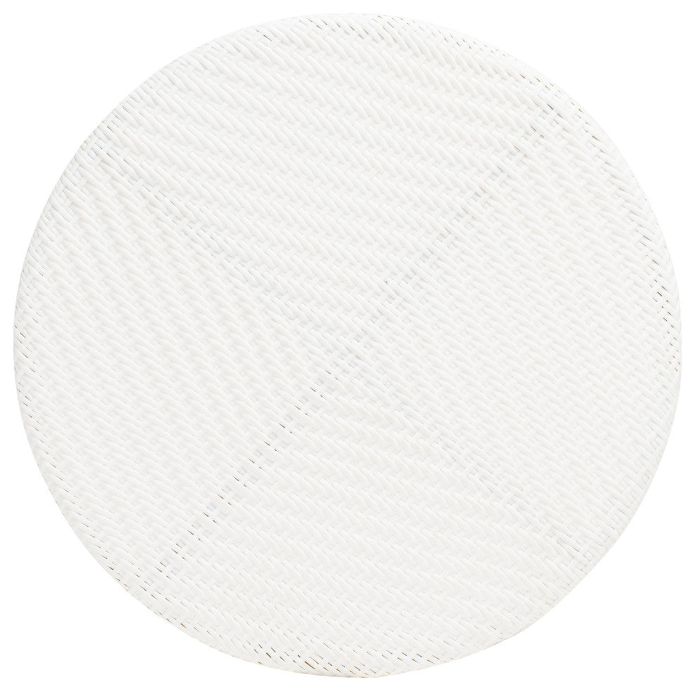Safavieh Kylie Rattan Bistro Table, White