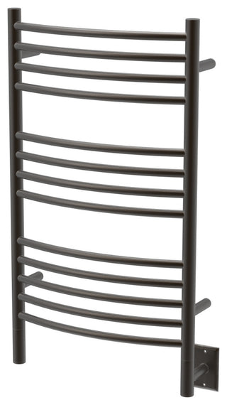 Jeeves Model C-Curved Towel Warmer, Oil Rubbed Bronze