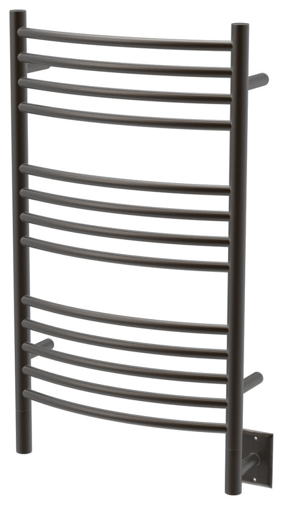 Jeeves Model C-Curved Towel Warmer, Oil Rubbed Bronze