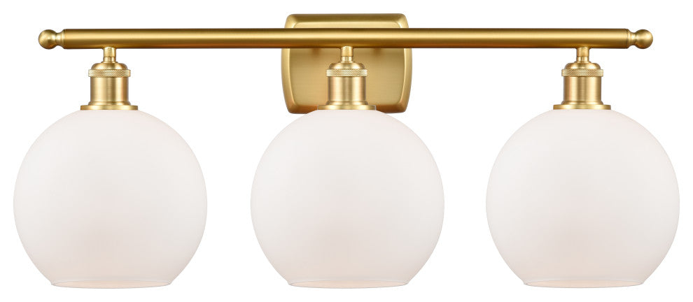 Innovations Lighting 516-3W-SG-G121-8 Athens 3 Light 26" Bath Vanity Light