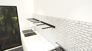 The Original™ Free Floating Shelf Bracket Round Peg, 6-Feb
