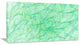 Clear Green Veins of Marble, Abstract Canvas Art Print, 32x16