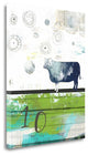 "Cow 10" By Sarah Ogren, Giclee Print on Gallery Wrap Canvas, Ready to Hang