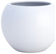 DTY Signature Mount Sherman 1-piece Fiberstone Planter, White, Medium