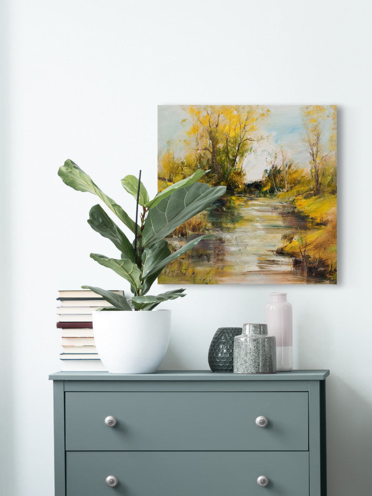 "Feeling Good-Natured" Painting Print on Wrapped Canvas, 24x24