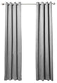 Solid Grommet Top Thermal Insulated Blackout Curtains, Gray, 120"
