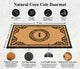 A1HC Hand-Crafted by Artisans Geneva Monogrammed Entry Doormat, 30"x48", I