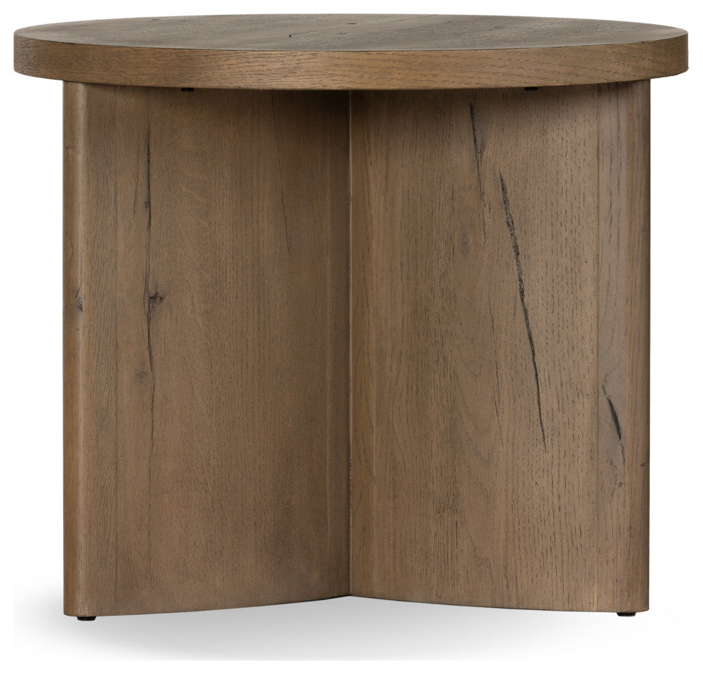 Toli End Table-Wood-Rustic Grey