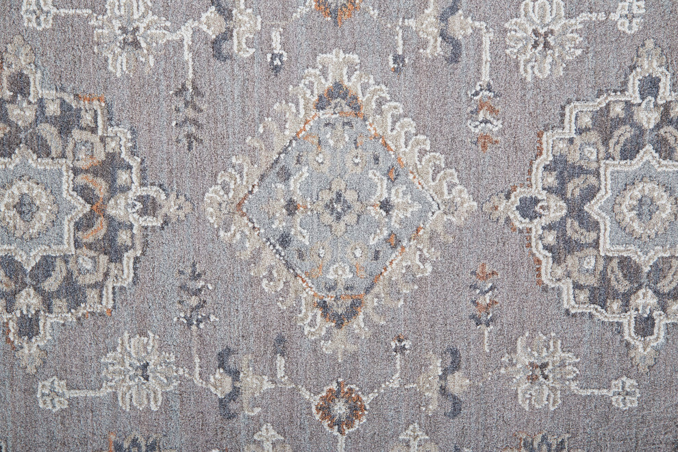 Weave & Wander Edwardo Rug, Gray/Charcoal Gray, 1'-8" X 2'-10" Rug