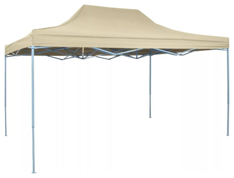 vidaXL Foldable Tent Pop-Up 9.8'x14.8' Cream White