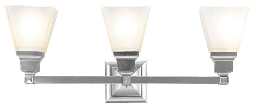 Mission Bath Light, Brushed Nickel