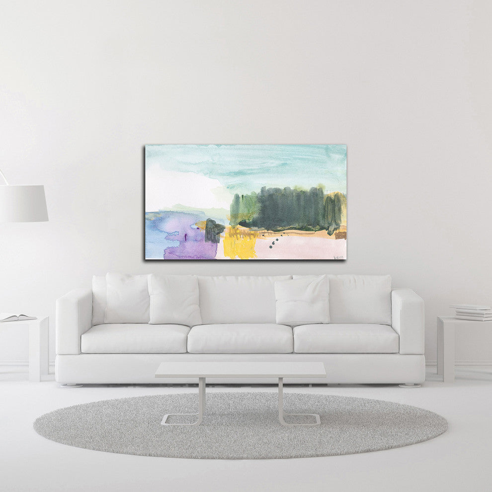 The Cloud that Took the Form by Jan Weiss, Print on Canvas, 28" x 16"