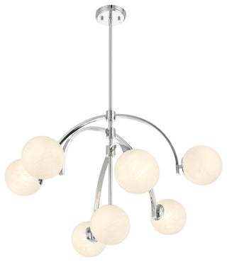 Marias 7-Light Chandelier, Polished Chrome