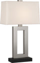 Robert Abbey RA-104XAS 1-Light Table Lamp, Doughnut