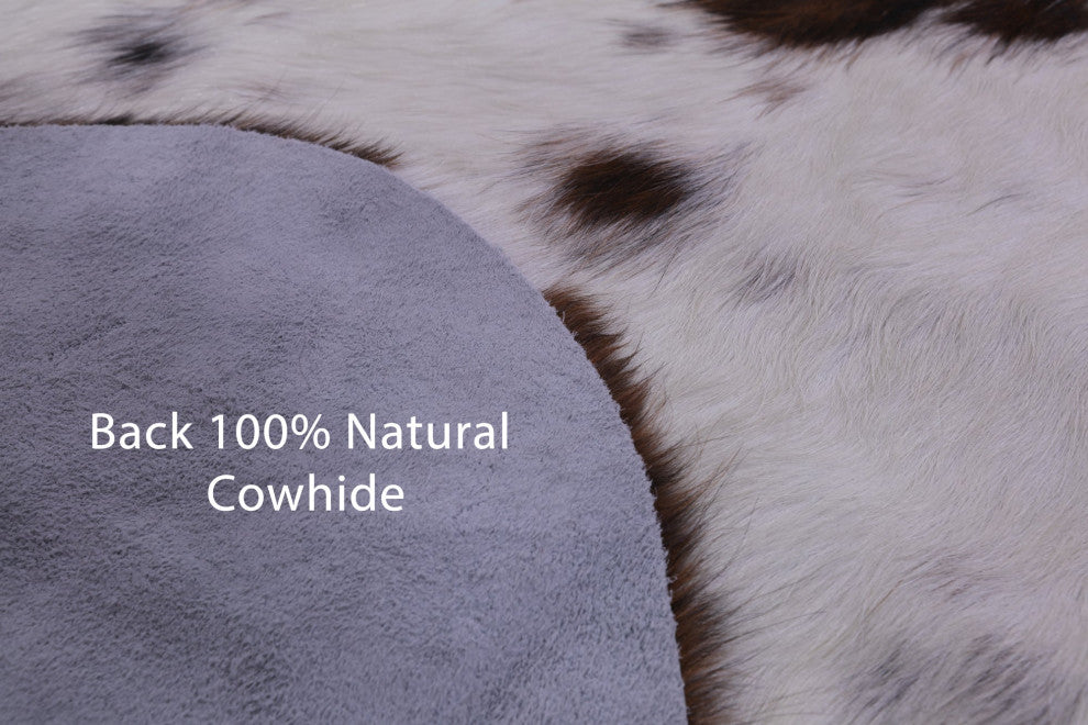 7' 0" X 6' 0" Natural Cowhide Rug C1870