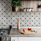 Twenties Mini Ceramic Floor and Wall Tile, Circle