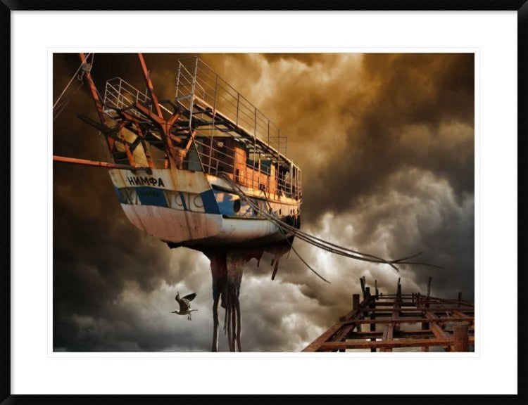 "Nimfa" Framed Digital Print by Radoslav Penchev, 38"x29"